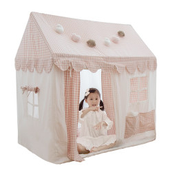Nordic star pure cotton plaid children's tent