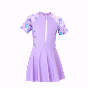 Children's swimsuits, women's skirts, one-piece boxers, medium-sized children, Korean princess, girl cute primary school student swimsuit
