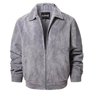 New genuine leather leather jacket for men in spring and autumn, American trendy lapel pig leather jacket for men in spring and autumn, thin men's jacket