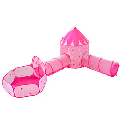 Three-piece set of outdoor home children's tent for boys and girls