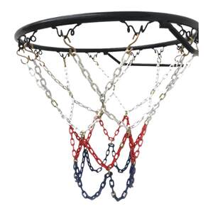 Basketball network pocket bold durable Net metal iron chain blue net basketball frame network basket basket net
