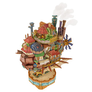 Tongqu Wandering Castle assembled model diy cabin building blocks removable 3D puzzle toy birthday gift for girls