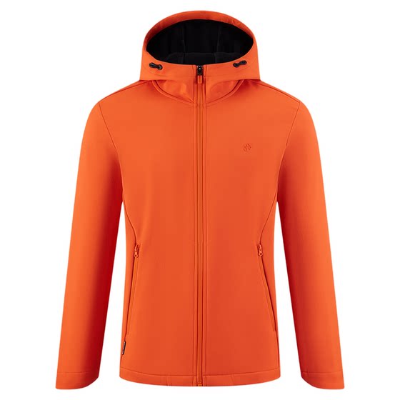 
Bimax official autumn and winter sports windproof and warm soft shell outdoor fleece jacket for men and women running training jacket