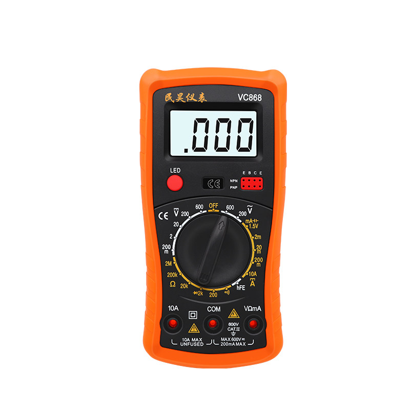 Multimeter Digital Fortek DT830L - Presisi Tinggi, Lampu Latar, Terlindungi