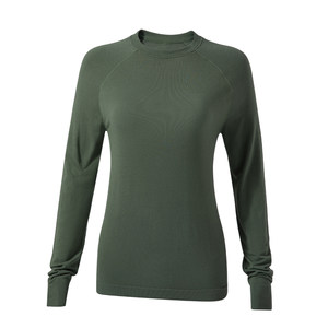 
Sports tops for women new loose running and cycling yoga clothes long-sleeved outdoor hiking fitness suit quick-drying T-shirt