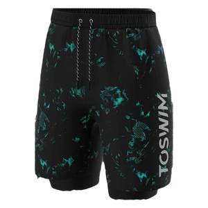 
TOSWIM men's swimming trunks five-minute quick-drying sun protection on the beach can be drained by the loose hot springs to prevent embarrassment surfing beach pants
