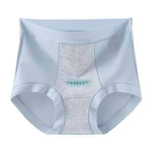 Special underwear for women after high waist cesarean section without sharpening scars pure cotton lengthened widened crotch antibacterial briefs
