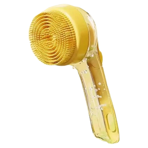 
Long-handled soft-tooth pet comb pet grooming supplies cat and dog universal deep cleaning hair removal ball silicone massage comb