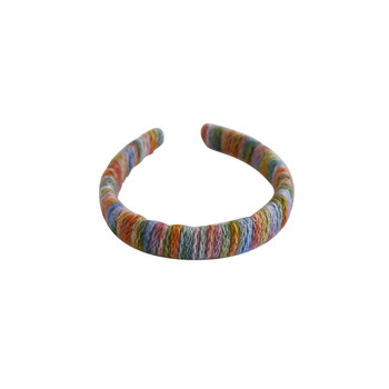 Colorful wool hairband niche high-end temperament hairpin