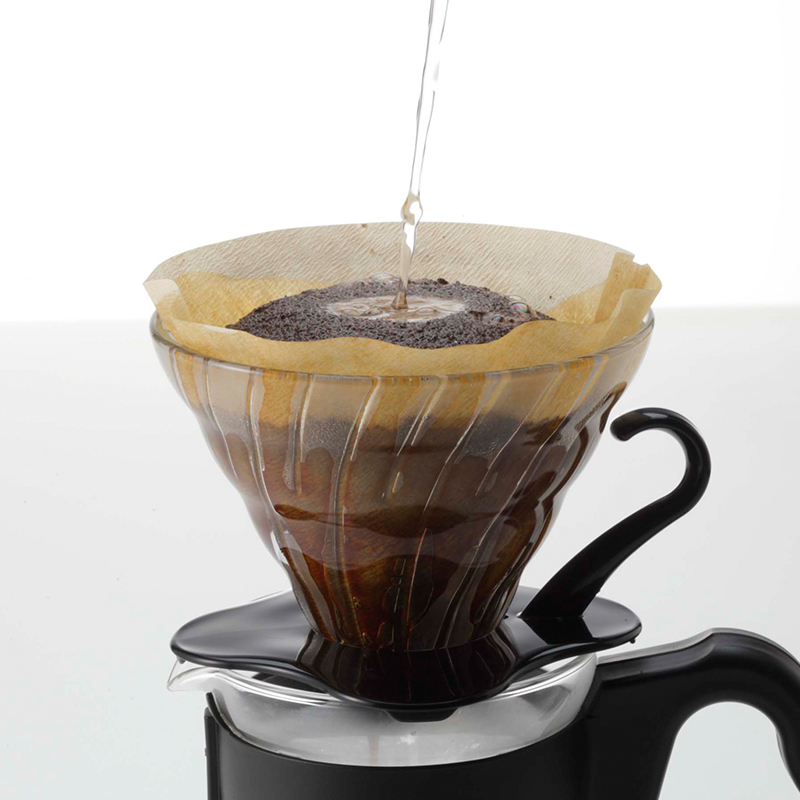 【旗舰店】HARIO手冲咖啡滤杯V60滴漏式玻璃咖啡器具咖啡滤杯VDG