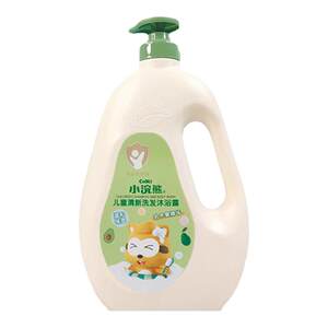 Little Raccoon Fresh Shocking Shampoo, two -in -one baby, male and female adults, gentle family outfits 1.1L liters
