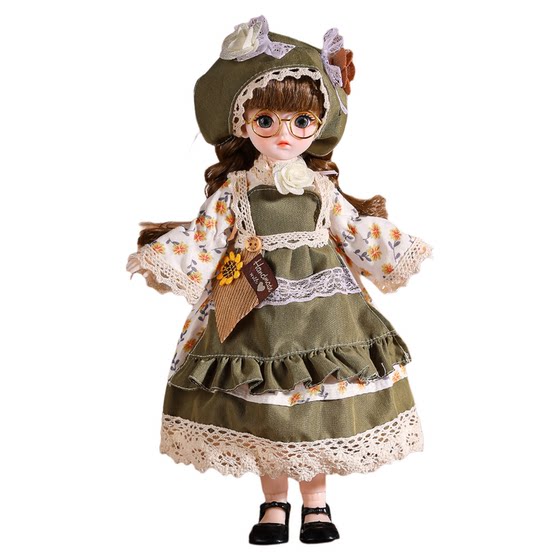 
Baby doll toy girl princess dress-up set is more than 30 cm simulated doll small doll 2025 new model