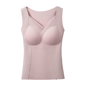 
[Lie Er Zha Lie Double 11] Materia Medica curve-free bra vest for women in autumn and winter