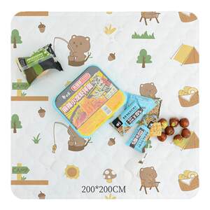 
Disposable picnic mat outdoor moisture-proof waterproof camping thickened spring outing beach mat portable floor mat outing picnic cloth