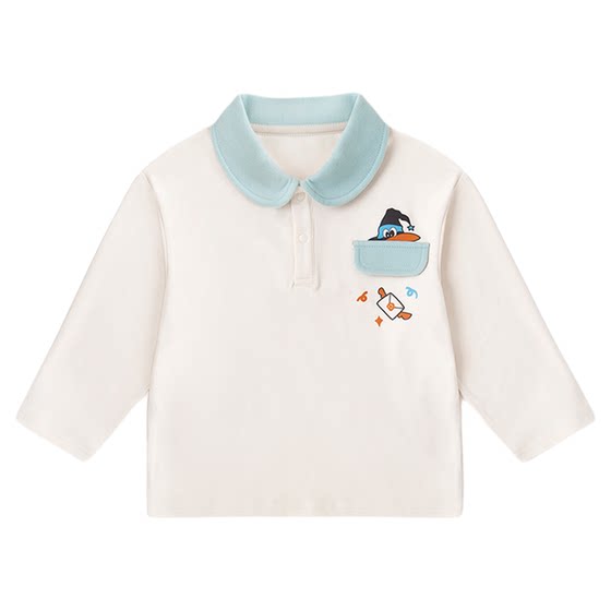 
[Antistatic base shirt] Children's long-sleeved T-shirt Dudu home winter girls tops boys clothes baby children's clothing