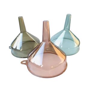 Plastic funnel large size 2 yuan wide mouth kitchen caliber transparent free shipping thickened household conical funnel small commodities