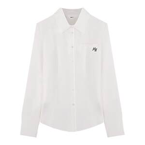 
Mrs. Hualing College Style White Shirt JK Uniform Waist Long Sleeve Shirt 2026 Women's Slim Bottoming Early Autumn Top