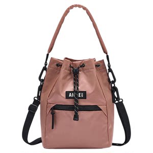 
AIGLE women's casual bag, water-repellent, drawstring crossbody bag, handbag, fashionable and versatile