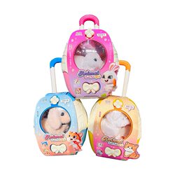 Cute pet rabbit trolley case puppy dog ​​cat backpack