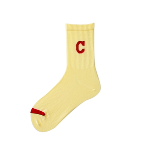 
Beeff letter socks women's breathable spring and summer women's socks mid-calf socks black and white women's boneless Japanese socks