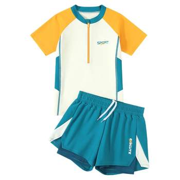 Boys' split swimsuit 2025 new style mid-large children