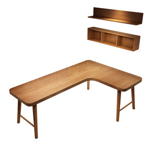 
Solid wood computer desk corner desk study desk home bedroom corner writing office desk e-sports desk work bench
