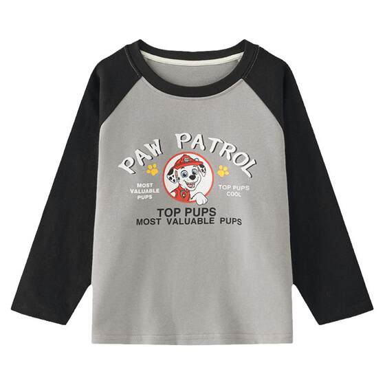 
Paw Patrol Boys Long Sleeve T-Shirt Spring and Autumn 2026 New Spring Baby Children's Cotton Top Boys Bottoming Shirt