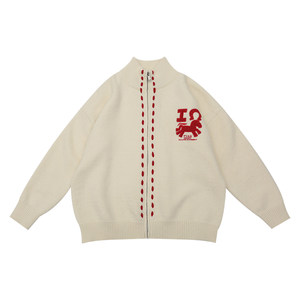 
Boys' Sweater 2025 Winter New Korean Style Children's Jacket Knitted Cardigan Winter Middle and Large Children's Thickened Sweater Trend