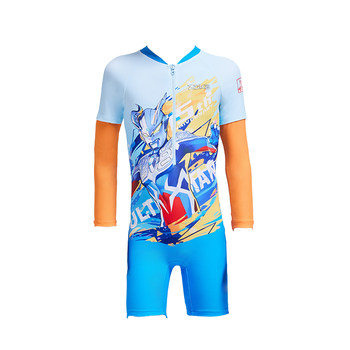 
ZOKE boys one-piece flat corner sun protection upf50+ swimsuit