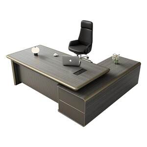 
Boss desk simple modern office furniture office desk manager desk light luxury high-end boss desk chair combination