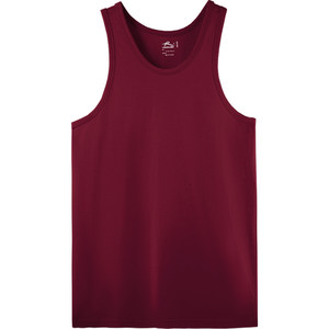 
Langsha men's animal year vest pure cotton burgundy bottoming suspenders 2026 year of the horse men's underwear set