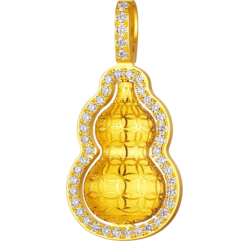 黄釉輪花6寸向付　　11客　　新品未使用 六福珠宝Goldstyle·X丝绒葫芦黄金吊坠女铜钱纹钻石挂坠027371PA