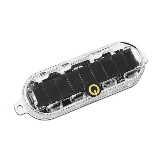 Solar flash warning light for motorcycles, electric vehicles, night anti-rear collision flash lights, car breathing rear tail lights