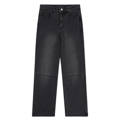Travel Issuance Insight Into The Trend Of Life Cool Star Straight Loose Denim Men's And Women's Fashion Trousers Bf