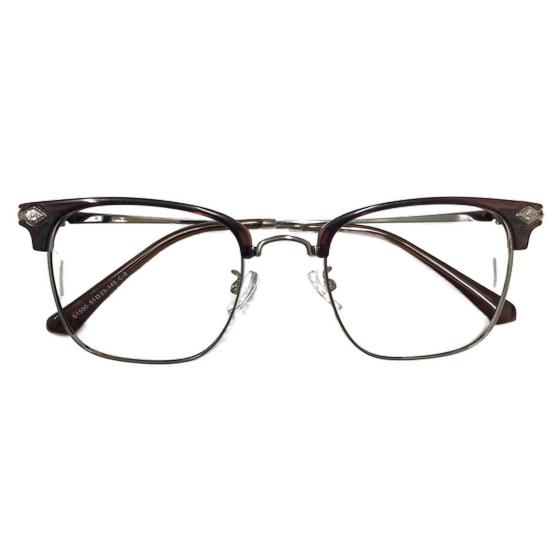 
High-end ins style ultra-light half-frame glasses for myopia women can be equipped with degree lenses for women's eyes and lenses big face