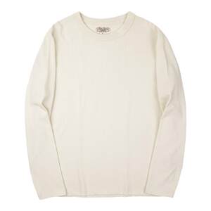 
Red style retro 32 round neck top heavyweight Ami Kaji Japanese spring pure cotton base shirt long sleeve T-shirt men