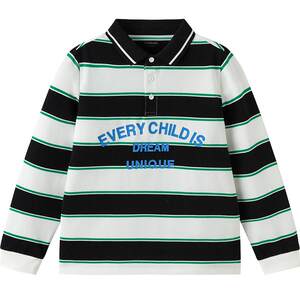 
[Same style in shopping mall] Balabala children's clothing boys' long-sleeved T-shirt children's 2026 spring new POLO shirt striped