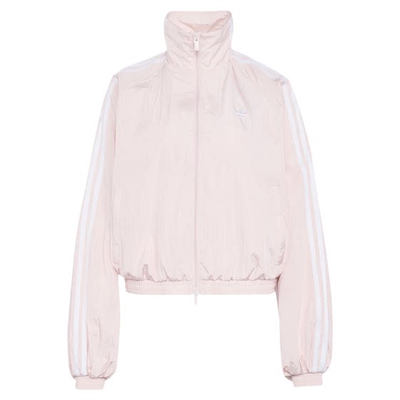 
adidas Adidas clover funnel collar sports loose early spring thin coat women's woven jacket KY5046