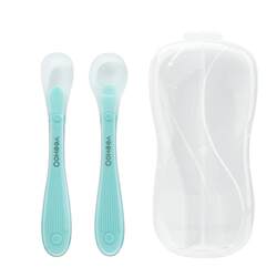 British silicone spoon for newborn baby feeding water and milk