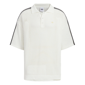 
Casual loose mesh crochet sports short-sleeved POLO shirt for men summer adidas Adidas clover