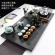 bàn trà đạo bantradaovn Khay trà đá vàng đen tự nhiên, ấm thủy tinh hoàn toàn tự động, bộ trà Kung Fu, bàn trà đá tích hợp gia dụng bàn pha trà bằng điện Bàn trà điện