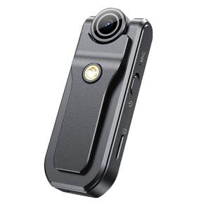 超清4K摄像机执法记录仪佩戴式无线连手机播放夜视录像高清摄像头