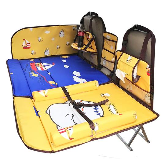 車の後部折りたたみマットレス、キャンプベッド、旅行用スリーピング