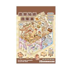 Yilan landscaping sticker collection miniature scene stickers