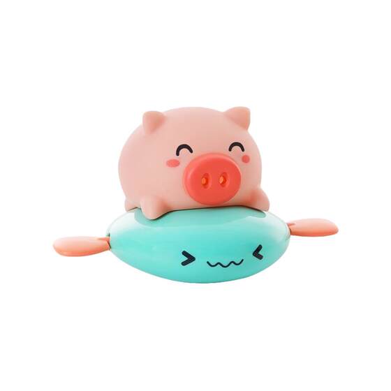 Children's bath toy baby drama water toy net red pig baby swimming toy boys and girls New Year gifts