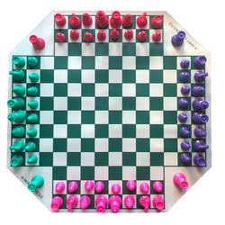 Nové A Jedinečné šachové Figurky, šachovnice, šachy Pro Více Hráčů Pro čtyři Hráče, Barevné šachové Diy, Vyberte Si Tři Figurky Z Celého Obchodu