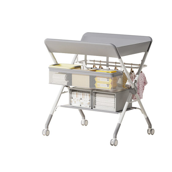 
Diaper table, baby care table, newborn baby bathing and changing diaper, multifunctional foldable portable massage and caressing table