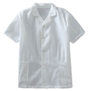 
Kitchen chef work clothes for men canteen staff clothes for women white chef clothes for short sleeves summer thin style