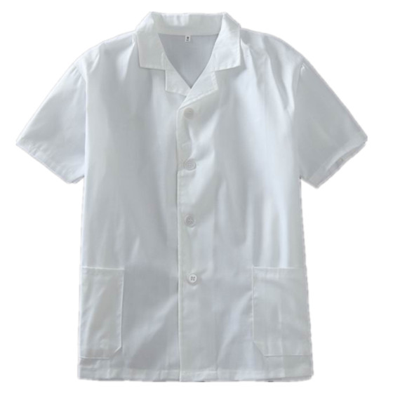 
Kitchen chef work clothes for men canteen staff clothes for women white chef clothes for short sleeves summer thin style