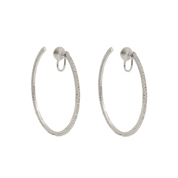 blingbling big hoop earrings